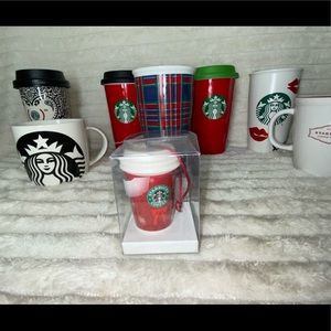 Starbucks mugs and ceramic tumblers lot